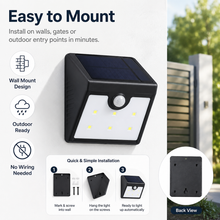 Solar 4 LED Sensor Light