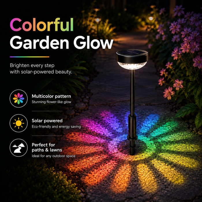 Solar Garden Projection Light